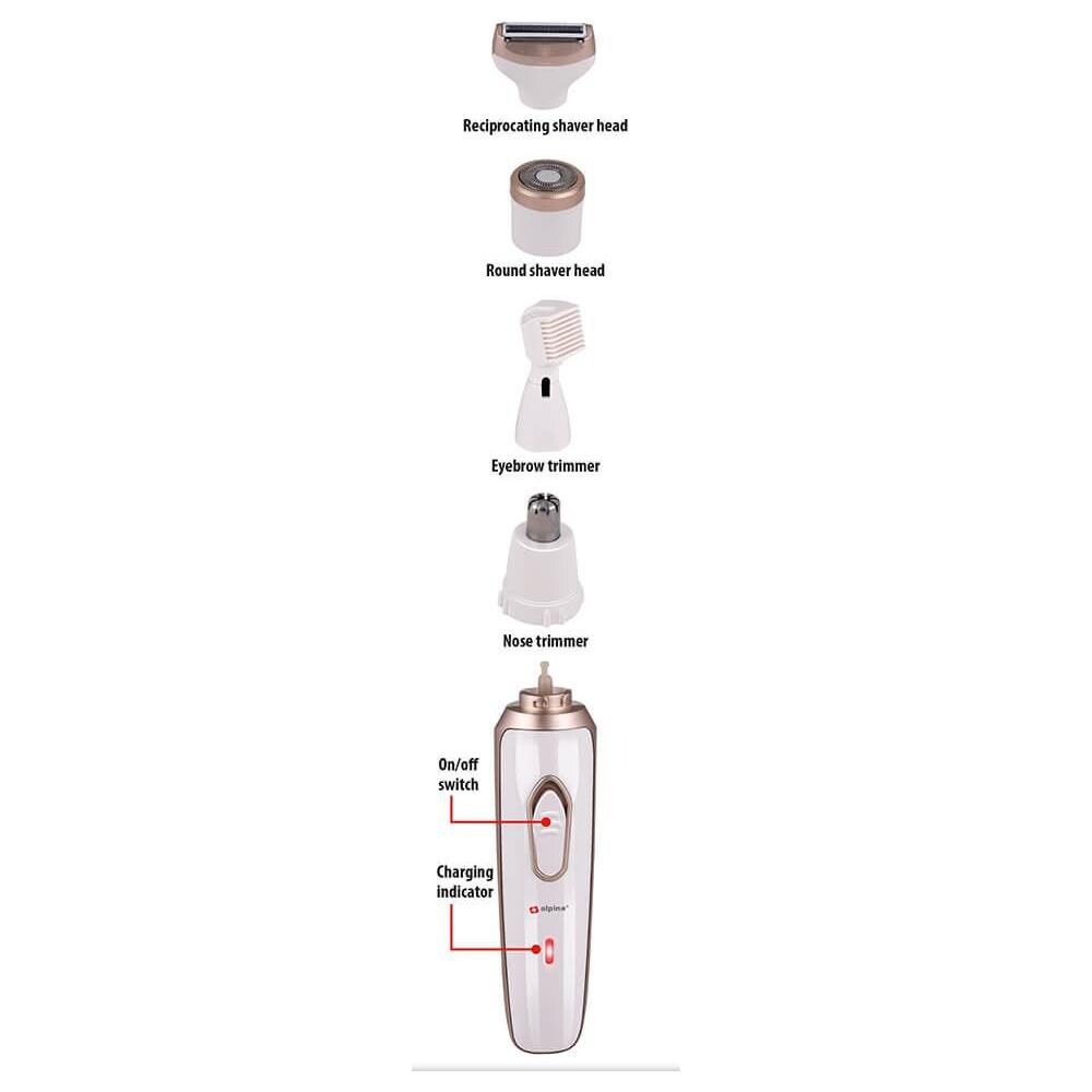 Ladyshaver 4in1 Bianco - Foto 2