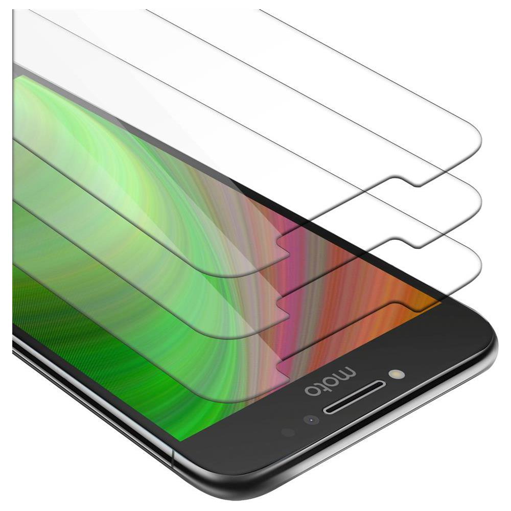 3x Pellicola Di Armatura Compatibile Con Motorola Moto E4 Plus In Elevata Trasparenza - 3x Vetro Temperato (tempered) Di Protezione Del Display In Durezza 9h Con 3d Touch - Foto 1