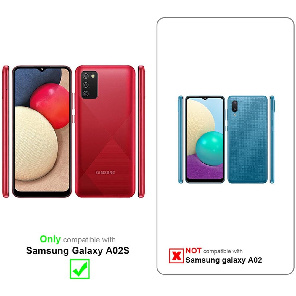 Custodia Compatibile Con Samsung Galaxy A02s Eu In Agata Argento - Clear View Specchio Coperchio Protettivo Con Funzione Di Supporto Protezione A 360 Gradi - Foto 2