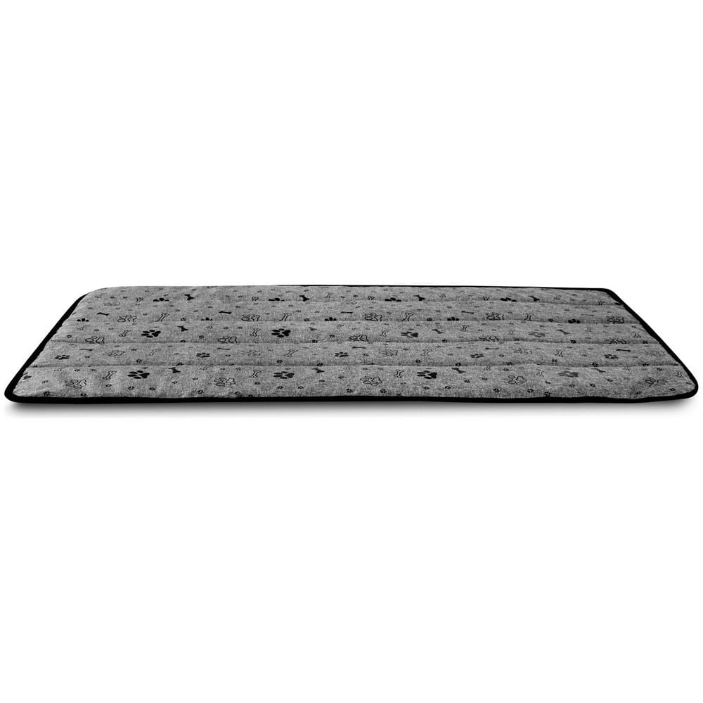 120x80 cm Tappetino per cuccia per cani impermeabile Ossa nere - Foto 2