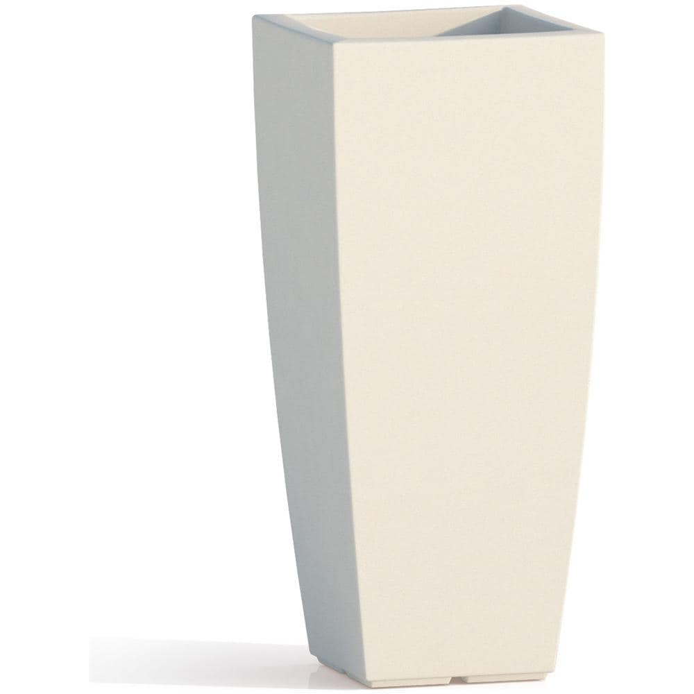 Vaso Agave In Resina Quadrato Ghiaccio H70 33x33cm - Foto 1