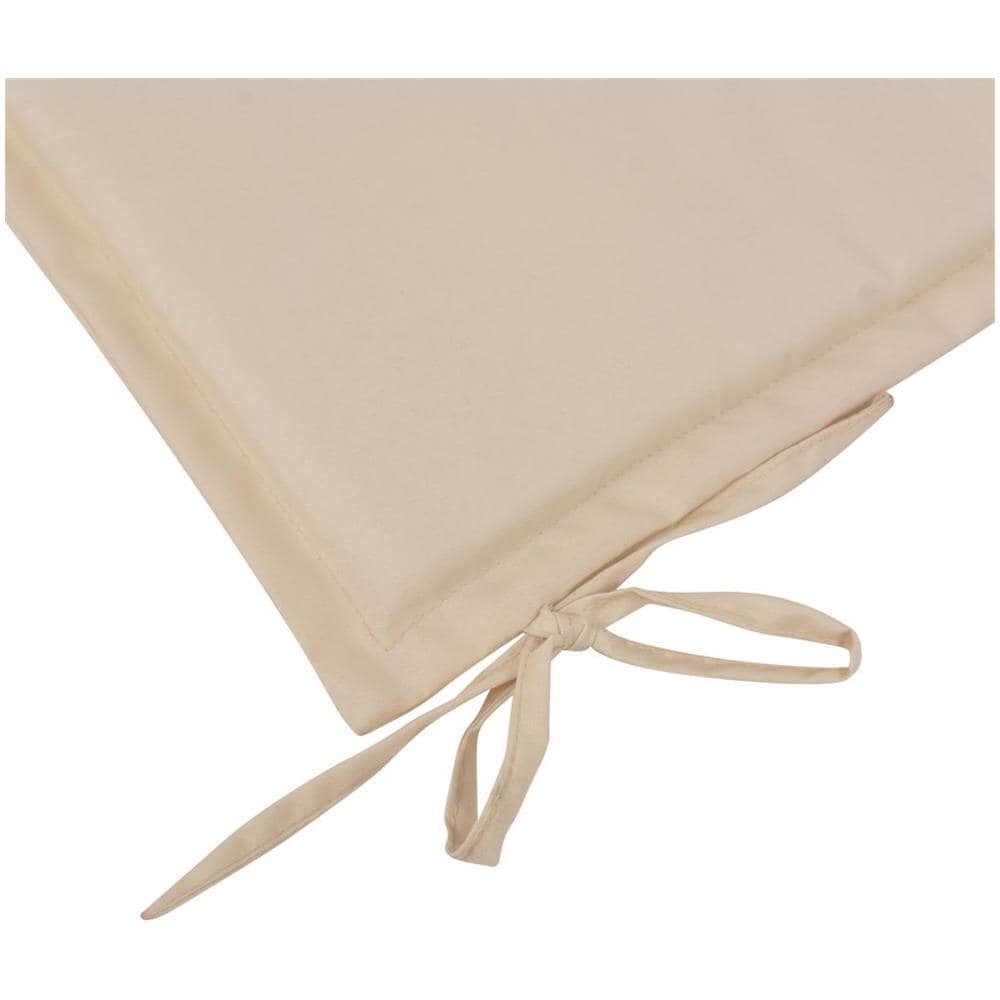 Cuscino per Panca da Giardino Crema 120x50x4 cm - Foto 6