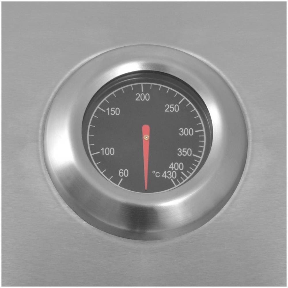 Barbecue Bruciatori 4 + 1 A Gas Con Griglia Nero E Argento - Foto 2