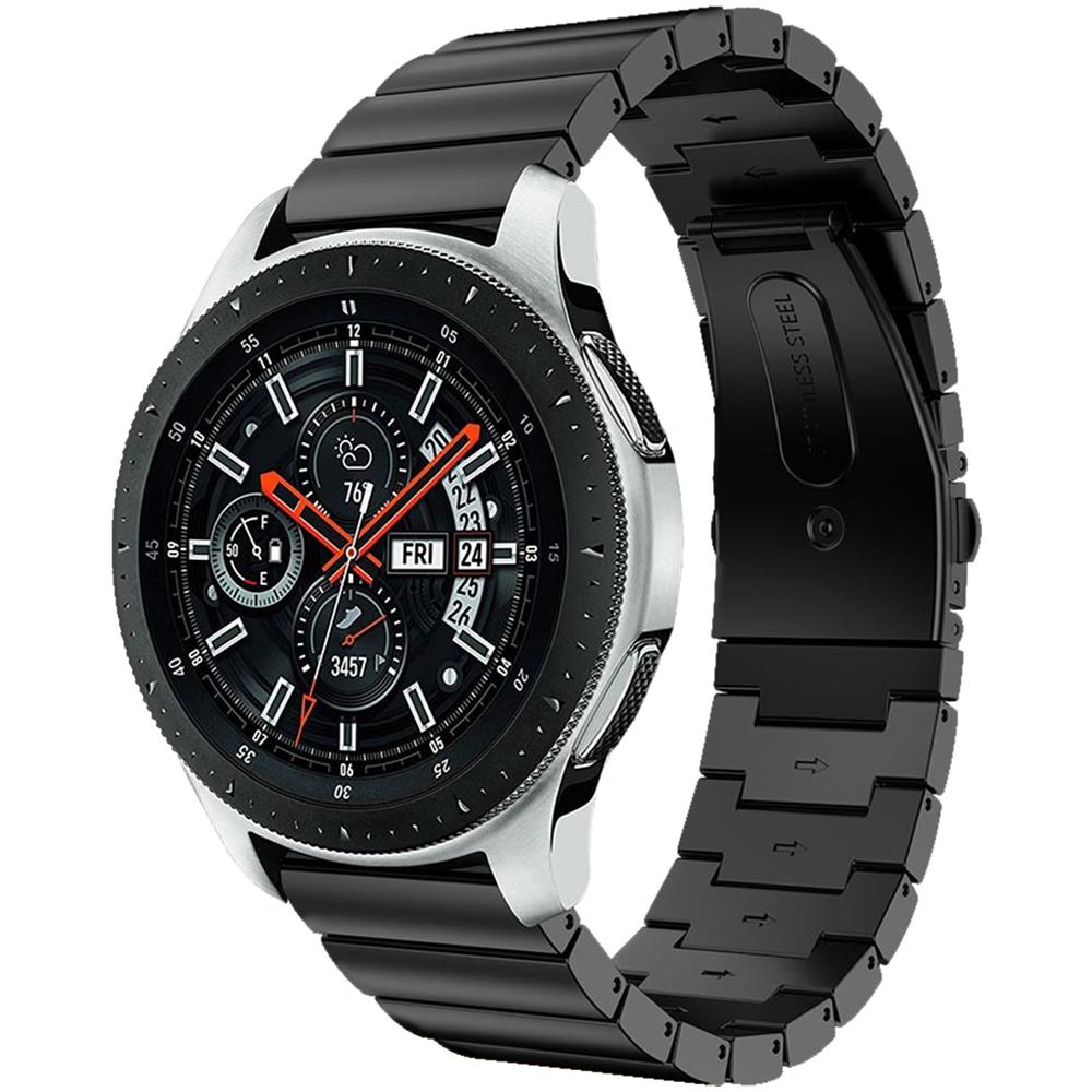 Avizar - Cinturino Samsung Galaxy Watch 46 Mm Maglie In Acciaio - Nero -  ePRICE