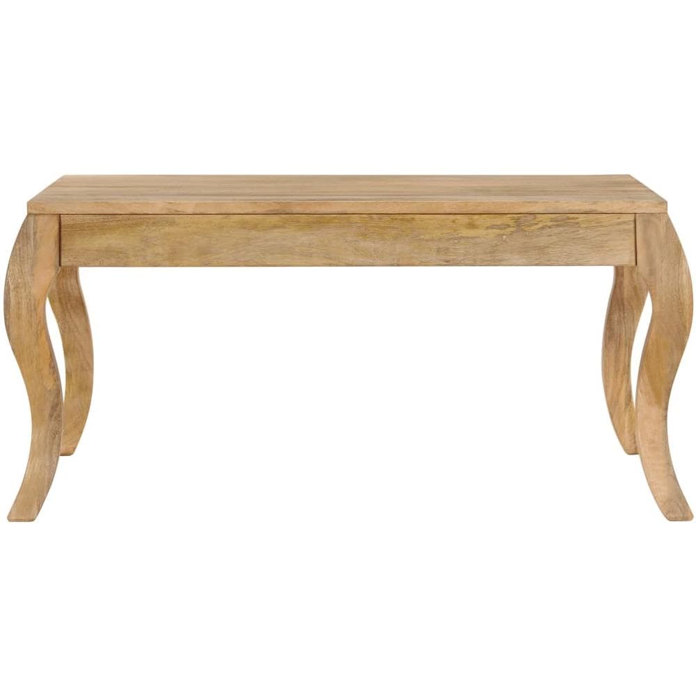 Tavolino Da Caffè In Legno Massello Di Mango 80x80x40cm - Foto 2
