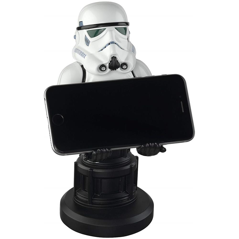 Supporto per Smartphone o Joystick Cable Guy Stormtrooper CGCRSW300011 con Cavo USB - Type-C di 2 mt con Adattatore Lightning e Micro USB - Foto 2