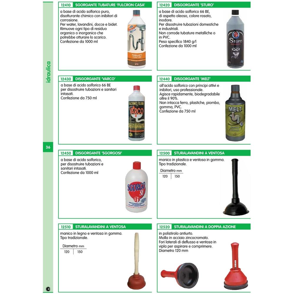 6pz Disgorgante Liquido 'sgorgosi' Ml. 1000 - Foto 2