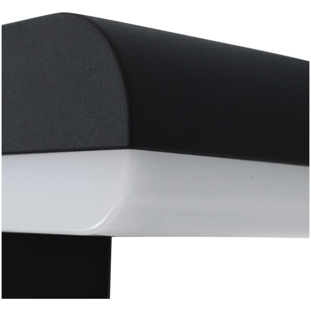Lampada Da Parete Da Esterno A Led 9 W Nera Ovale - Foto 6