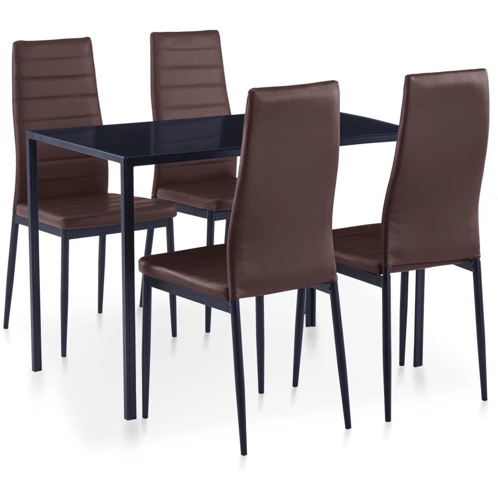 Set Da Pranzo 5 Pz Marrone - Foto 1