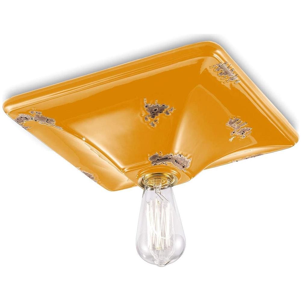 Vintage C136, Plafoniera, - Giallo - Foto 1
