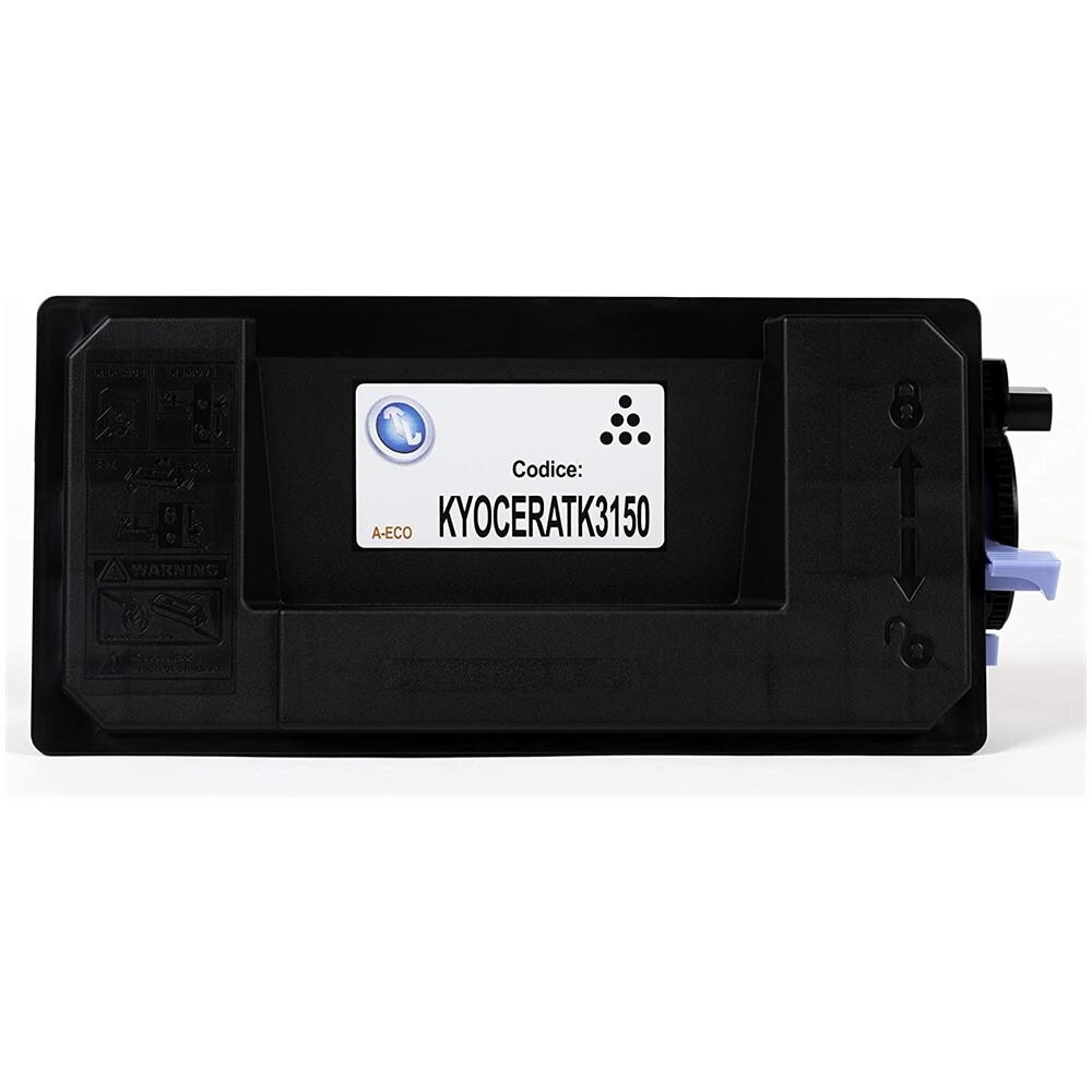 TONER COMPATIBILE - Kyocera Tk-3150 Eco Nero 1t02nx0nl0 Per Ecosys M3040idn, Ecosys M3540idn Fornito Di Intelligent Chip Capacità 14500 Copie Made In Italy - Foto 4