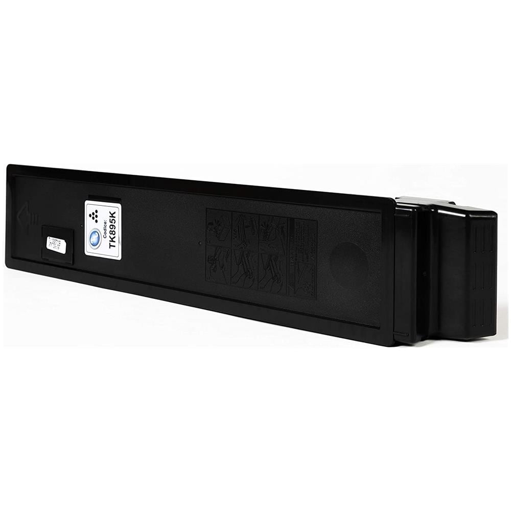 TONER COMPATIBILE - Kyocera Tk-895k Nero 1t02k00nl0 Per Fs-c8025mfp, c8020mfp, Fs-c8520mfp, fs-c8525mfp Fornito Di Intelligent Chip Capacità 12000 Copie Made In Italy - Foto 2