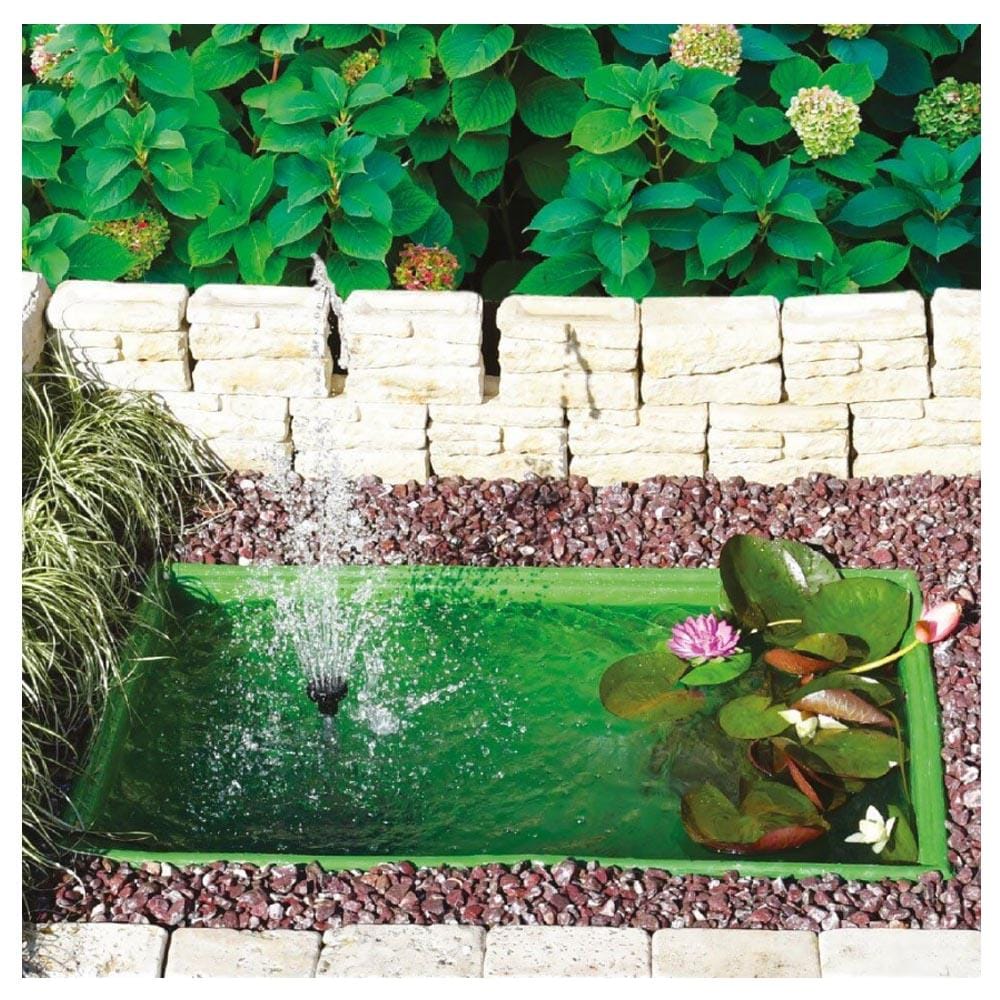 Laghetto Da Giardino Colore Verde Rettangolare Misurina Litri 280 - Foto 1
