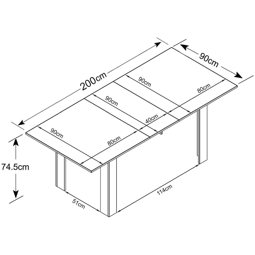 Costanzo - Tavolo Da Pranzo Allungabile Moderno - Foto 2