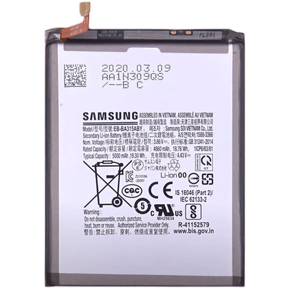 Batteria Ricambio Originale Eb-ba315aby Per Galaxy A31 Sm-a315 - Foto 1