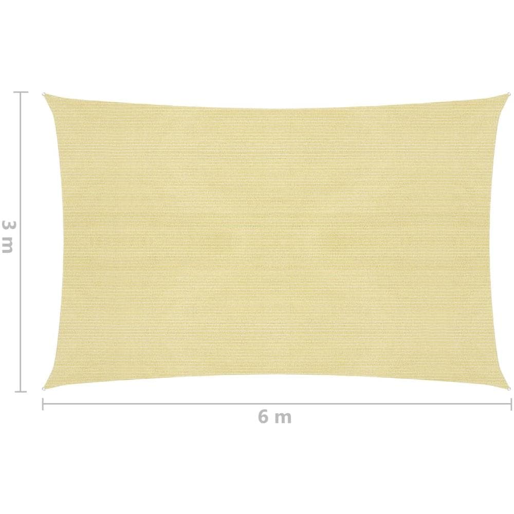 Vela Parasole 160 G / m Beige 3x6 M In Hdpe - Foto 6