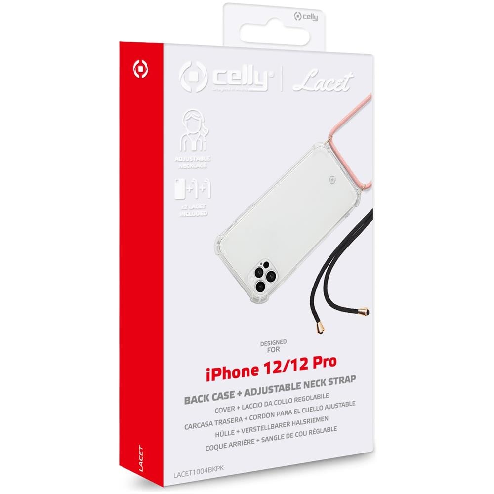 LACET CASE IPHONE 13 PRO BLACK /PINK - Foto 4