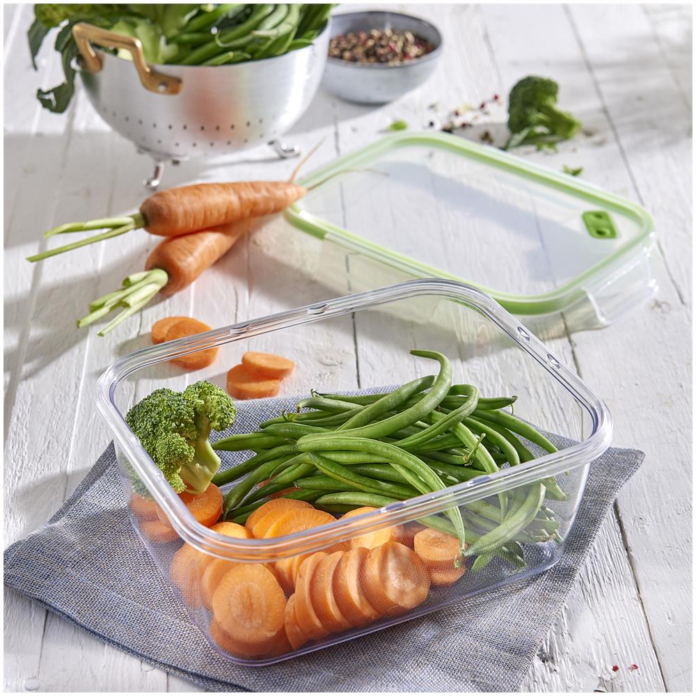 Contenitore Salva Freschezza Rettangolare Da 0,8 Lt Tritan Verde Verde - Foto 2