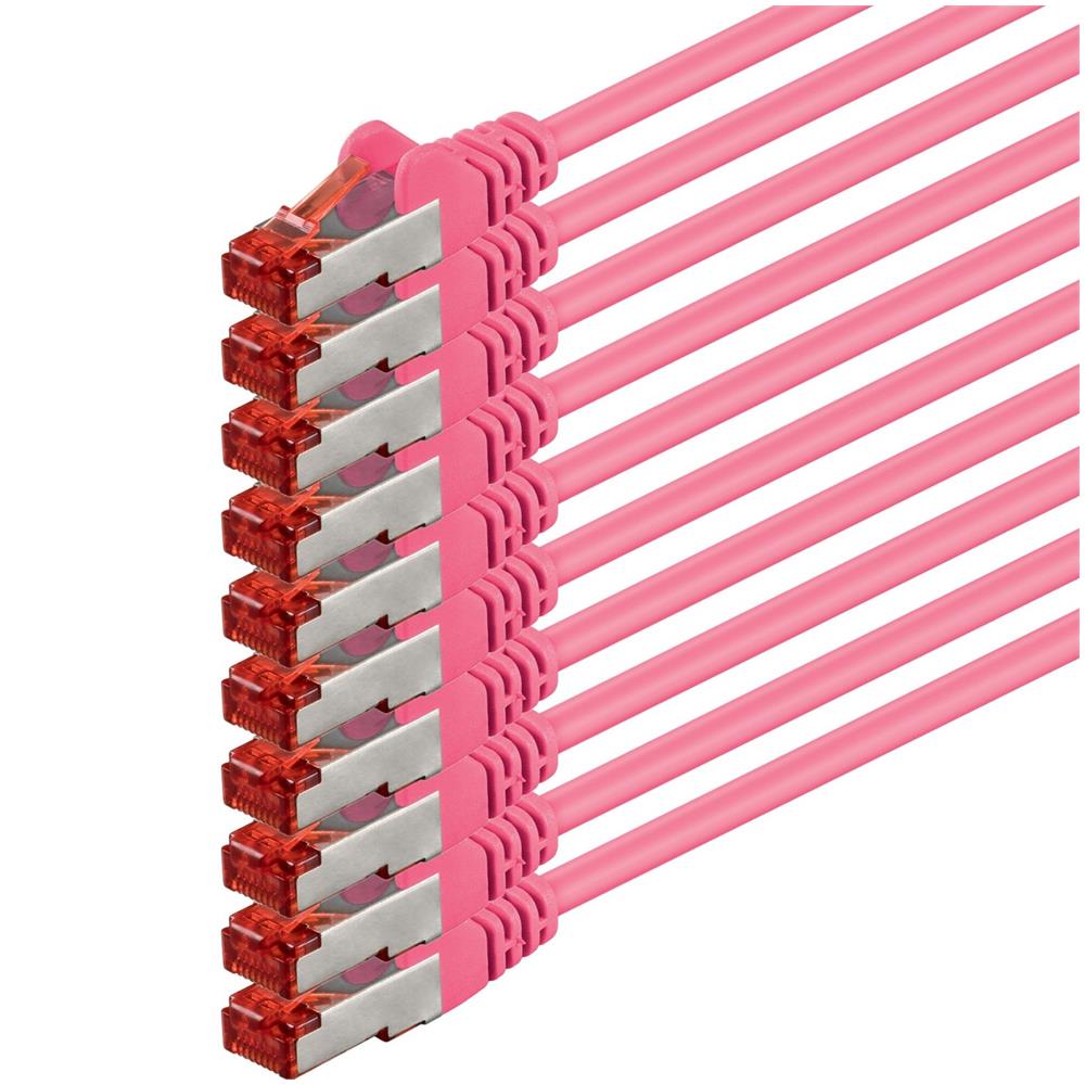 2.0m 2x RJ-45 Cat6 S / FTP (S-STP) M / M, 2m, Cat6, S / FTP (S-STP) - Foto 1