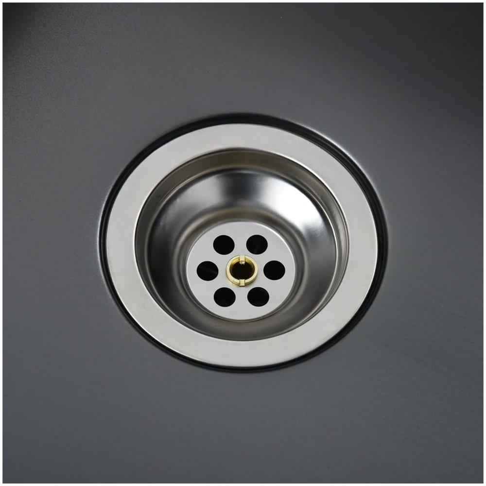 Lavello Da Cucina Nero In Acciaio Inox - Foto 2