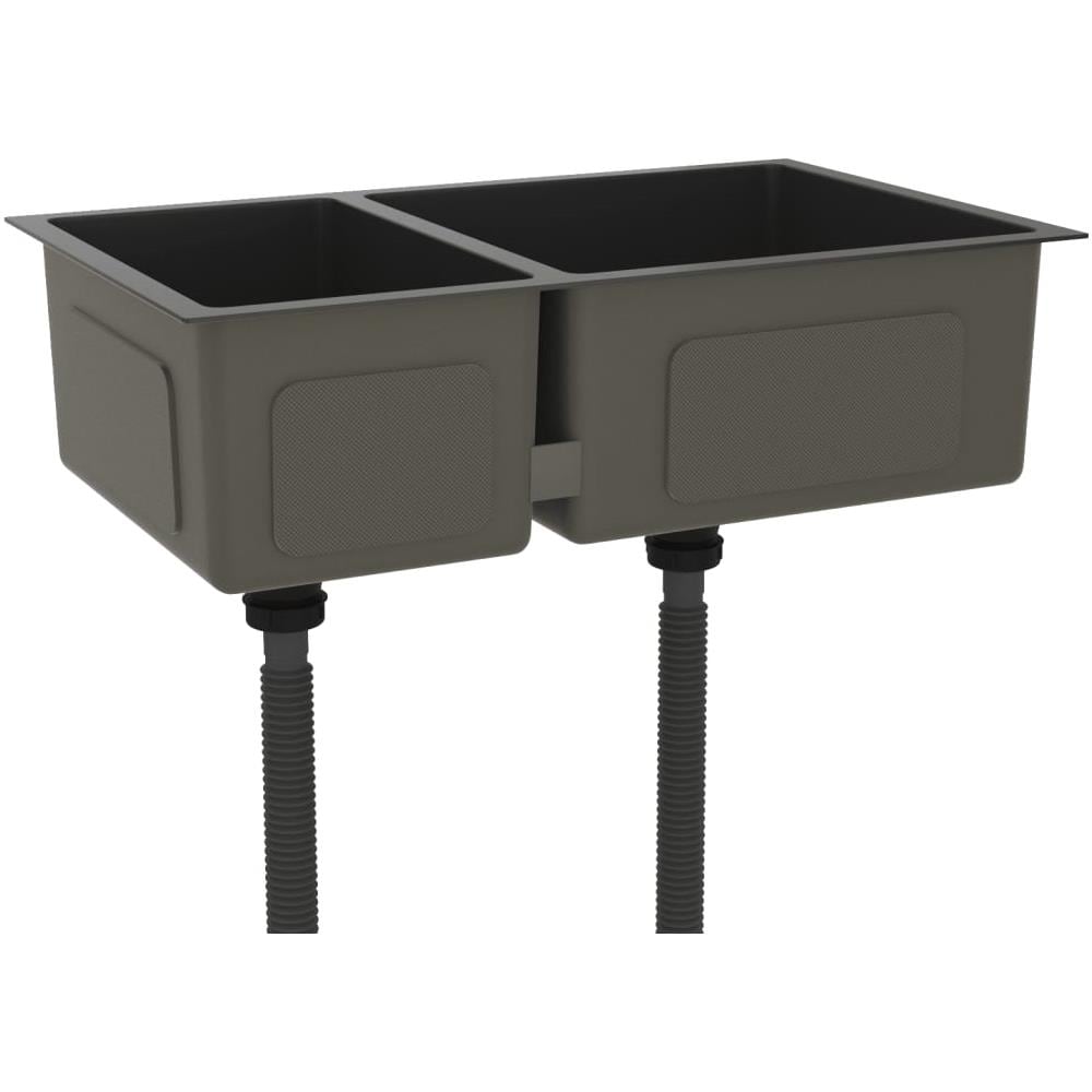 Lavello Da Cucina Nero In Acciaio Inox - Foto 1