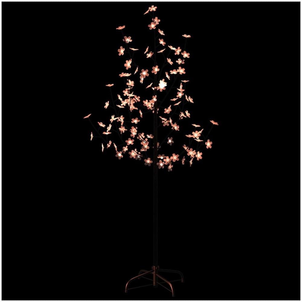 Albero di Ciliegio con 84 LED Bianco Caldo 120 cm - Foto 2