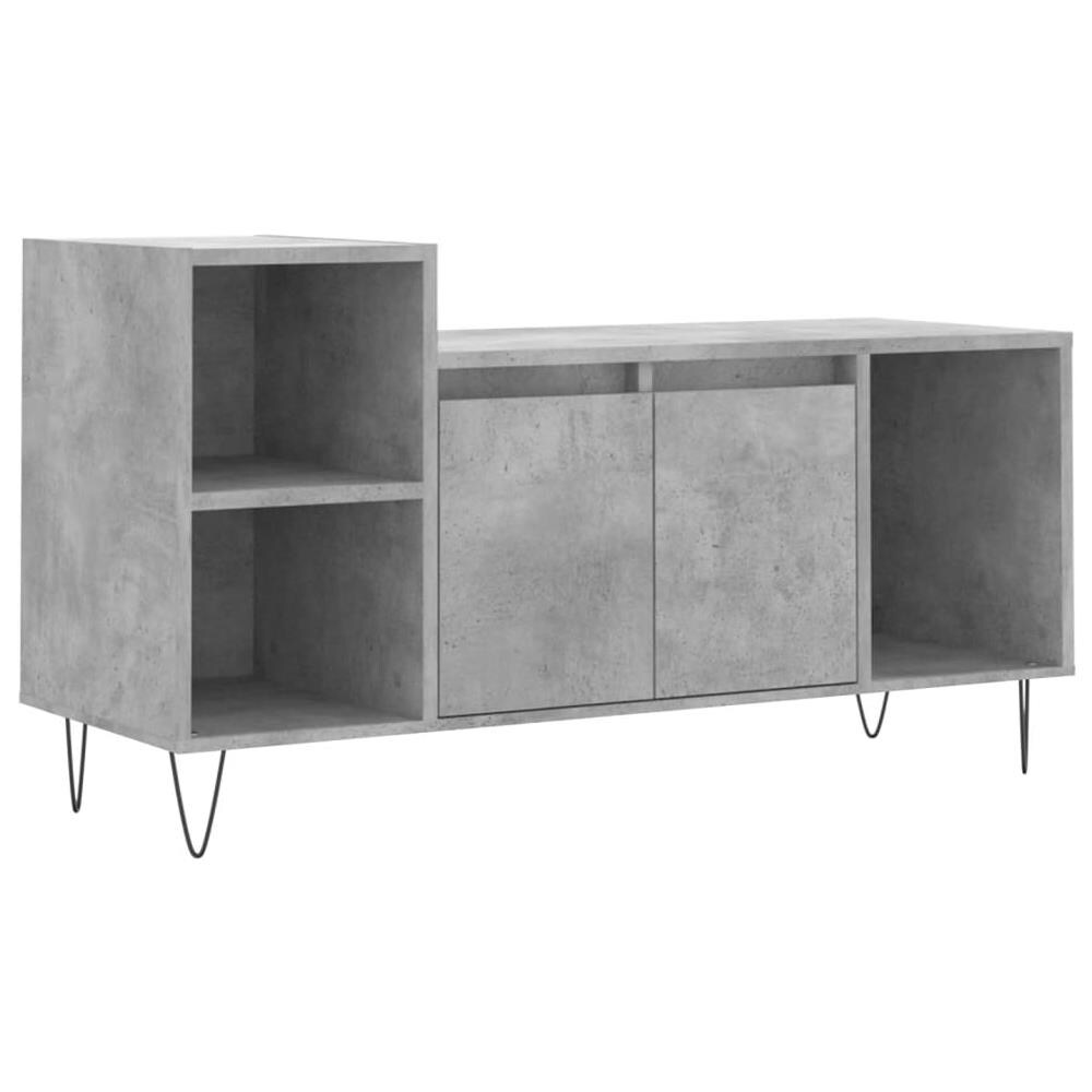 Mobile Per Tv Grigio Cemento 100x35x55 Cm Legno Multistrato - Foto 2