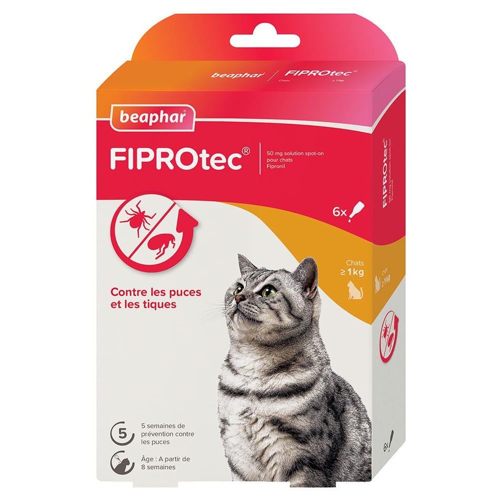 Pipette Antiparassitarie Fiprotec Per Gatti Di Peso Superiore A 1 Kg - Foto 1