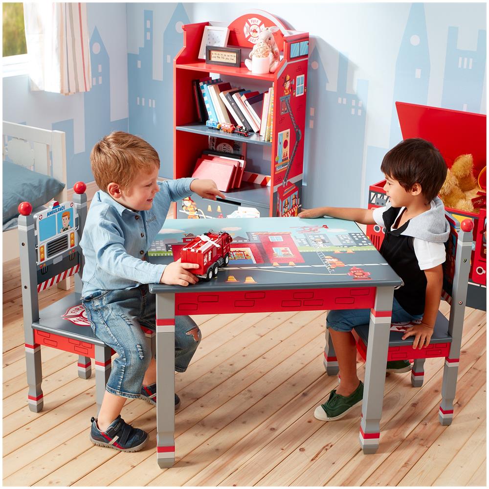 Tavolo Legno Bambini Lil Fire Fighters Td-12514a1 - Foto 1