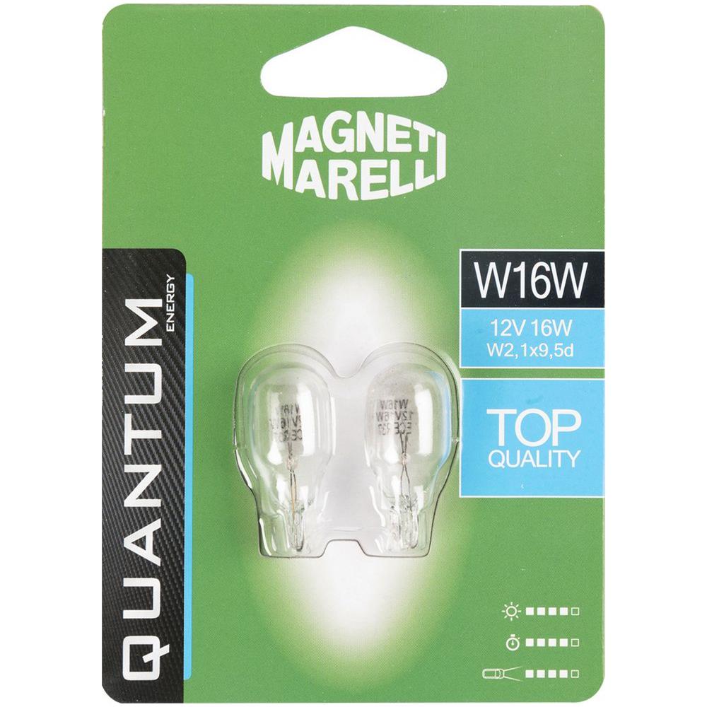 W16w Coppia Lampadine Auto Vetro 12v 16w Attacco W2,1x9,5d - Foto 1