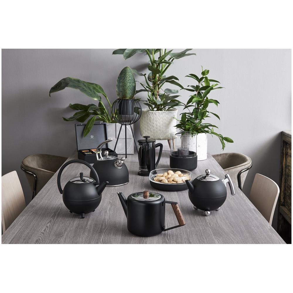 Bella Ronde Teiera singola 1200 ml Nero, Cromo - Foto 6