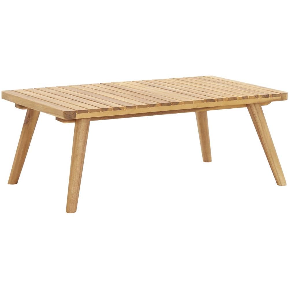 Tavolino da Caffè per Giardino 90x55x35 cm Massello di Acacia - Foto 1