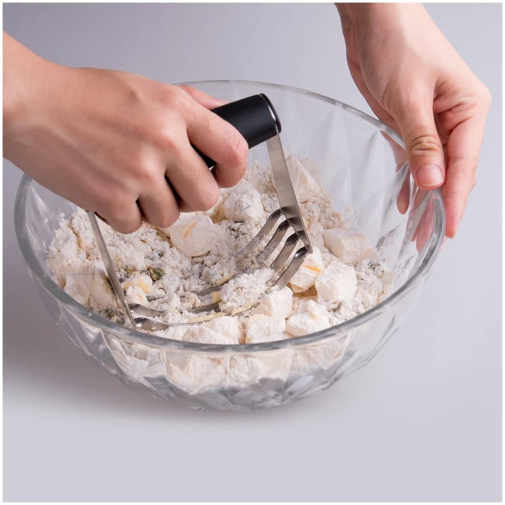 Frullatore Per Pasticceria Pro - Blender E Tagliapasta In Acciaio Inossidabile, Impugnatura Antiscivolo - Lavabile In Lavastoviglie (4-strings) - Foto 2