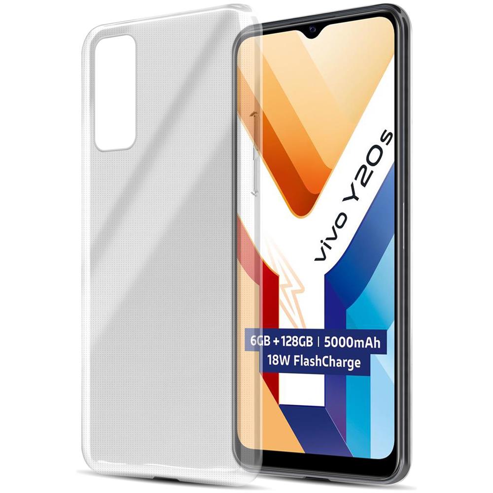 Custodia Compatibile Con Vivo Y20s In Completamente Trasparente - Coperchio Protettivo In Silicone Tpu Flessibile - Foto 1