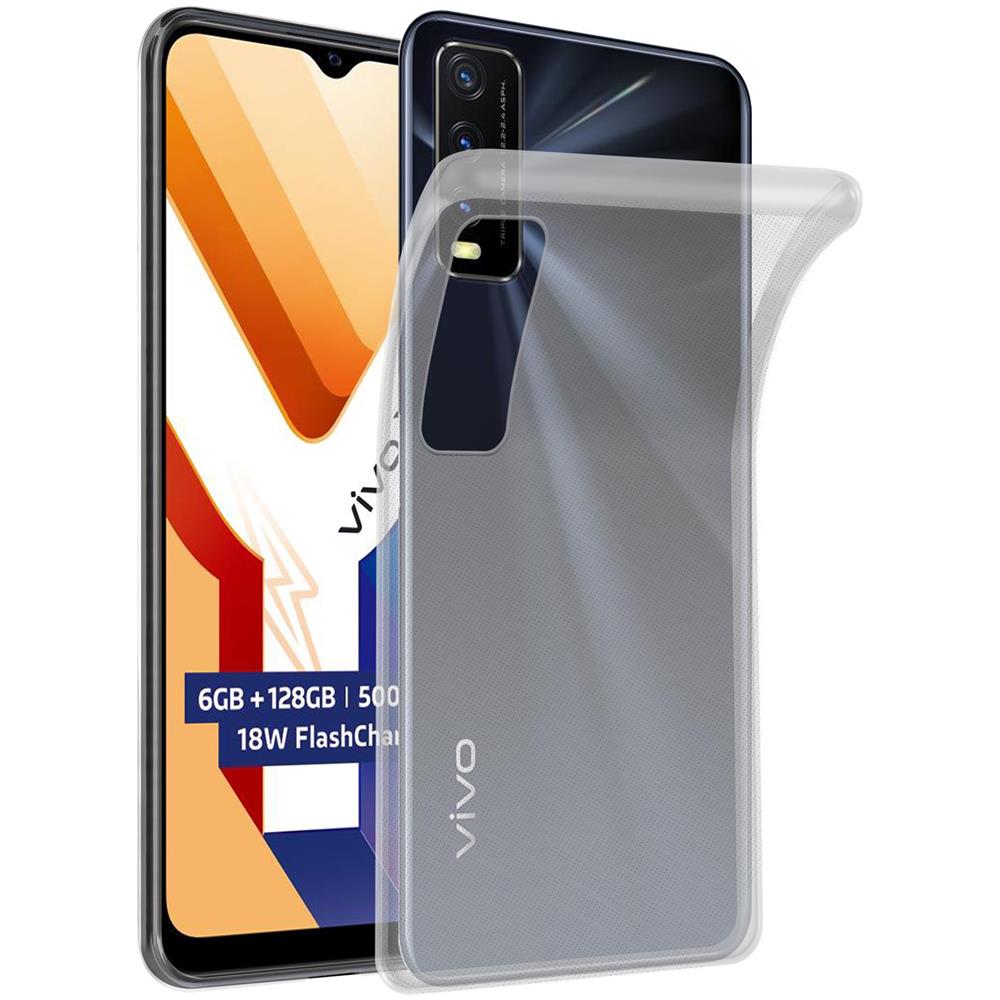 Custodia Compatibile Con Vivo Y20s In Completamente Trasparente - Coperchio Protettivo In Silicone Tpu Flessibile - Foto 8