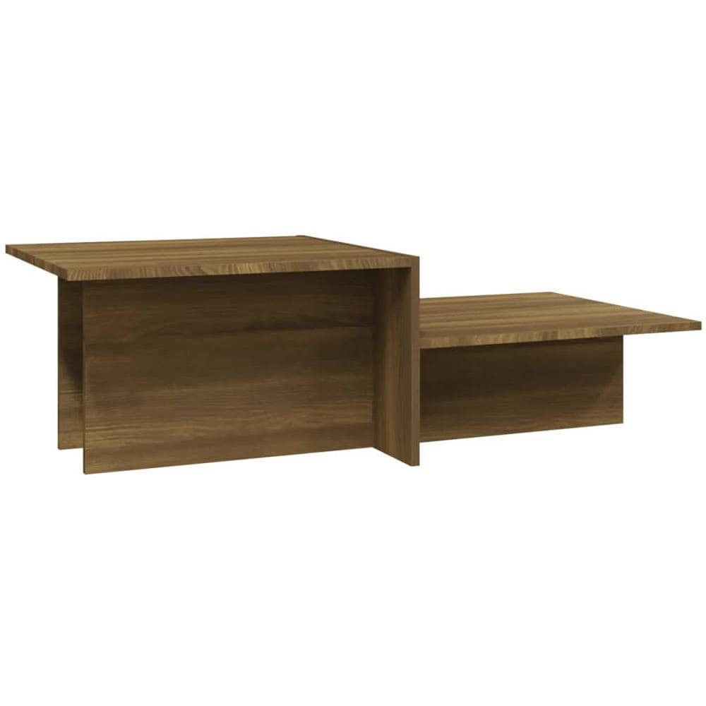 Tavolino Marrone Rovere 111,5x50x33 Cm In Legno Ingegnerizzato - Foto 1