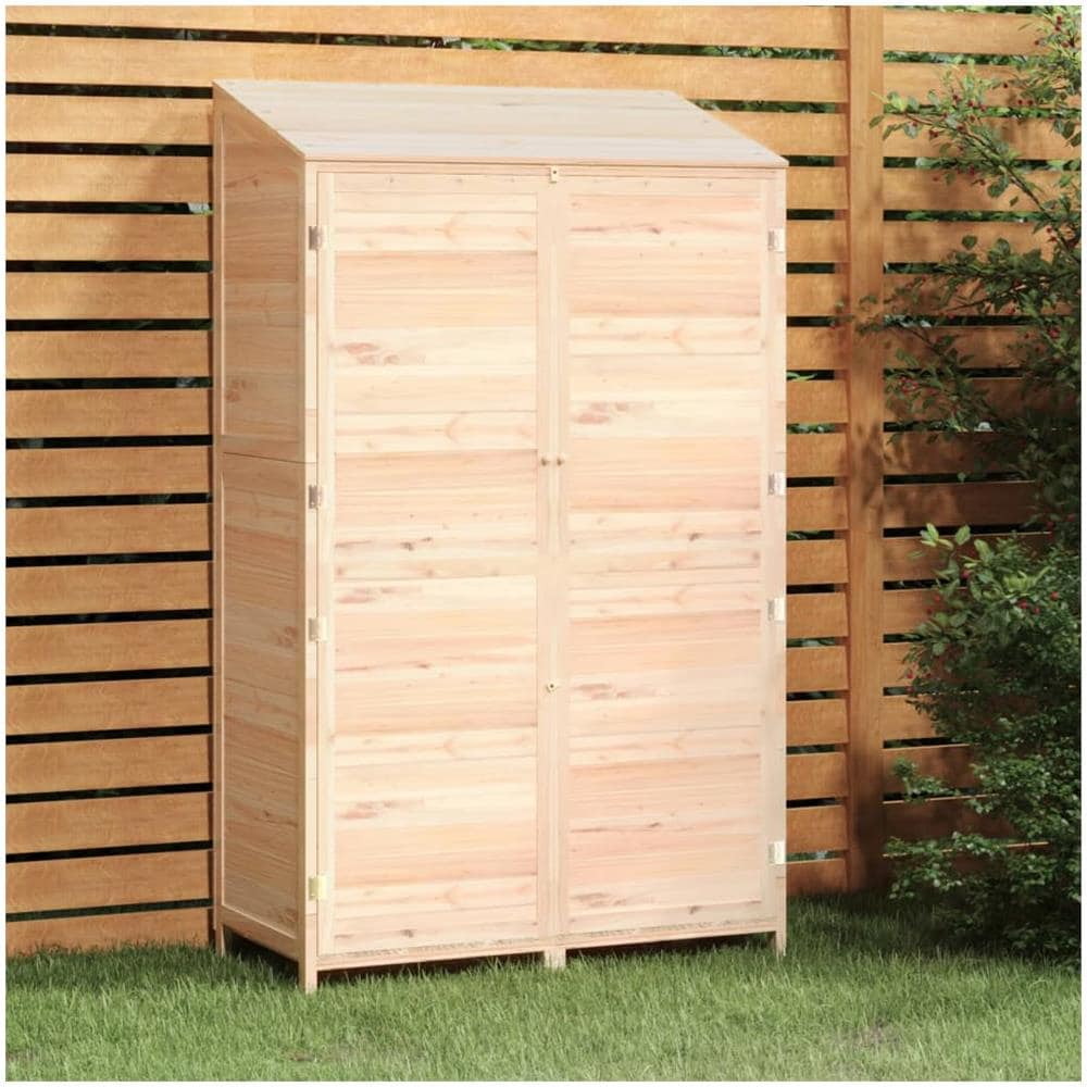 Capanno Da Giardino 102x52x174,5 Cm In Legno Massello Di Abete - Foto 1
