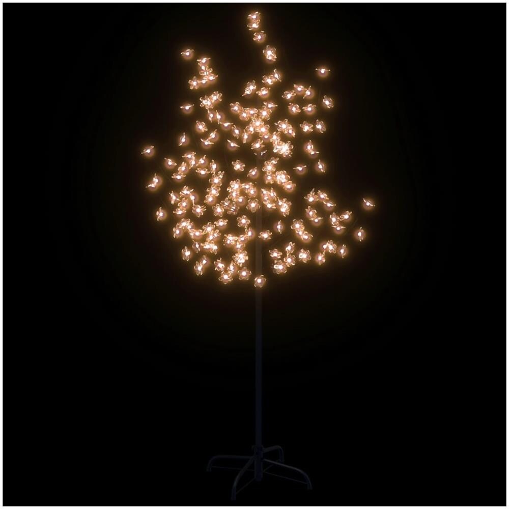 Albero di Ciliegio con 120 LED Bianco Caldo 150 cm - Foto 2