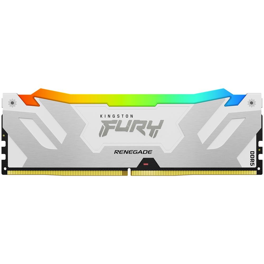 FURY 16GB 6400MT /s DDR5 CL32 DIMM Renegade RGB White XMP - Foto 2