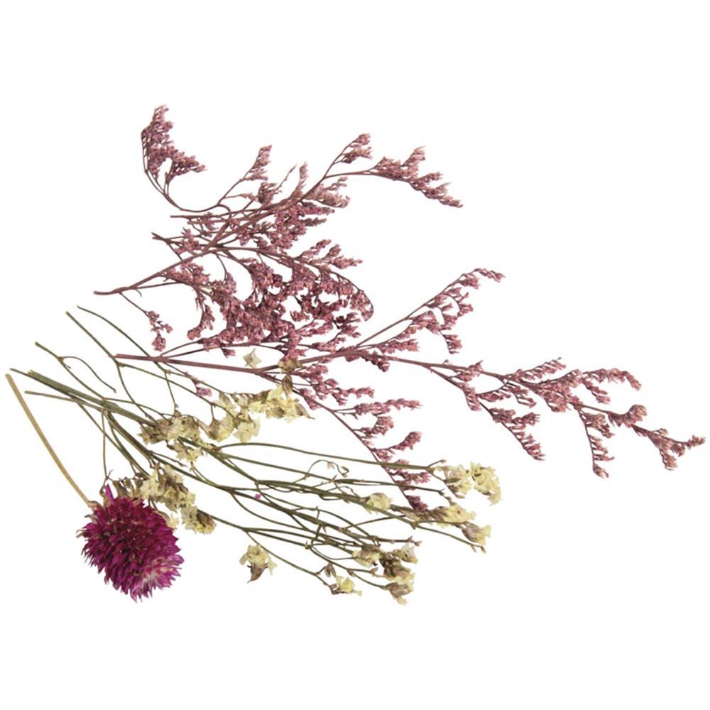 Mazzo Di Fiori Secchi Rosa - Foto 1