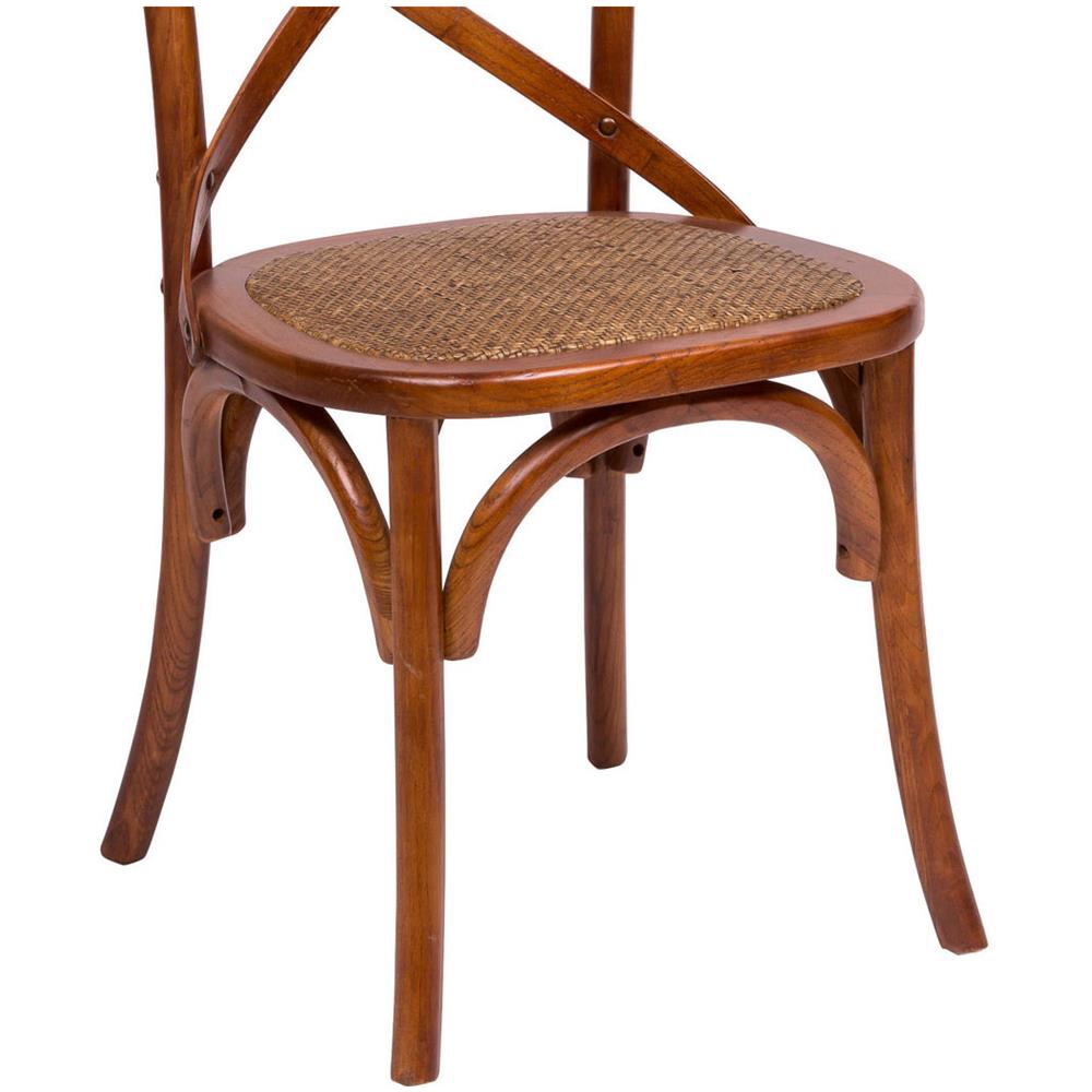 Sedie Sala Da Pranzo Legno Massello 86x42x46 Cm - Sedia Cucina E Soggiorno In Rattan - Sedie In Legno Da Esterno E Interno - Sedia Rustica - Foto 2
