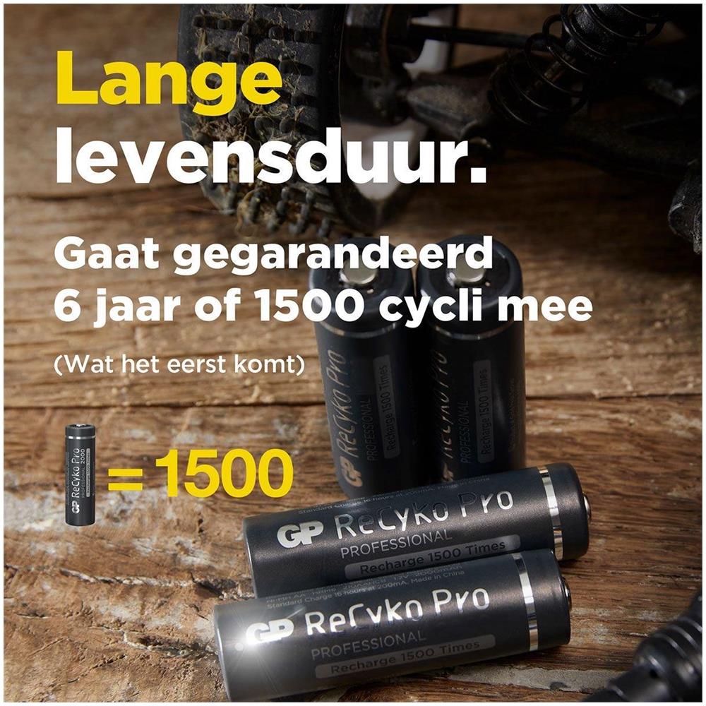 4x Batterie Ricaricabili Aa / R6 Recyko Pro Ni-mh 2000mah - Foto 2