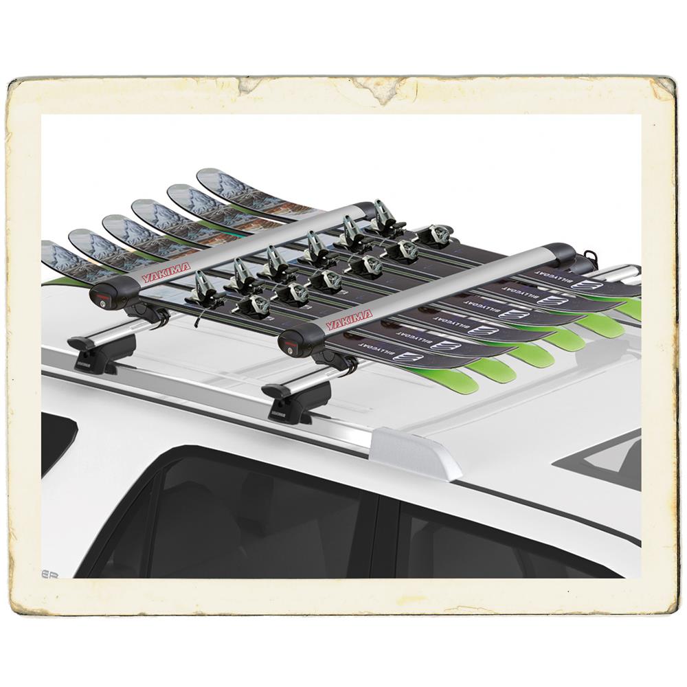 Fatcat 6 Evo Silver, Portasci Per Barre Da Tetto - Foto 3