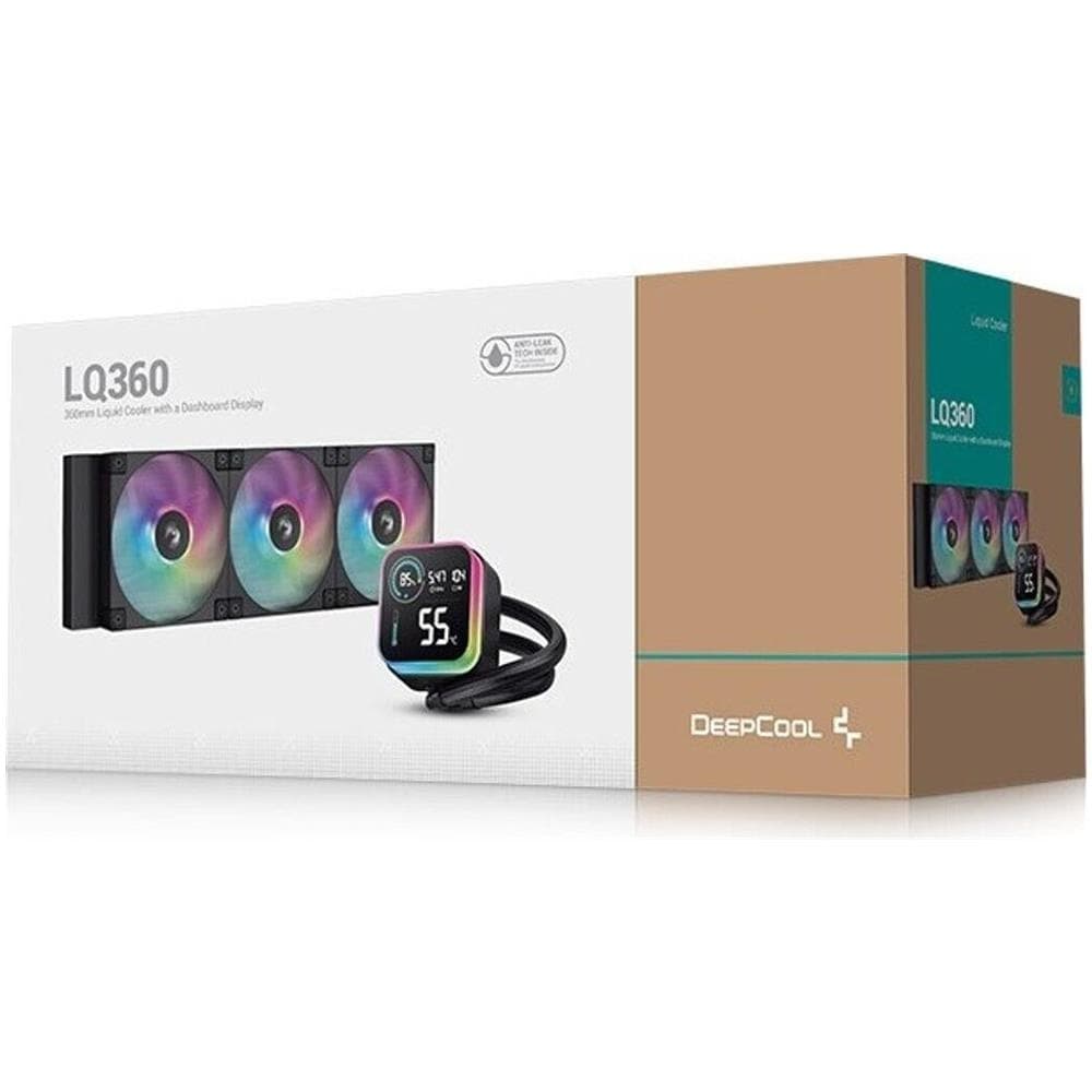 Ki tRaffreddamento a Liquido LQ360 WH Ventole 120 mm Colore Nero - Foto 5