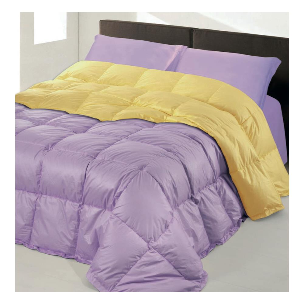 Trapunta Invernale Disegno Dover In Tinta Unita Double Face Imbottitura 50% Piumino 50% Piumette 2 Piazze Var. 6 Beige - Foto 4