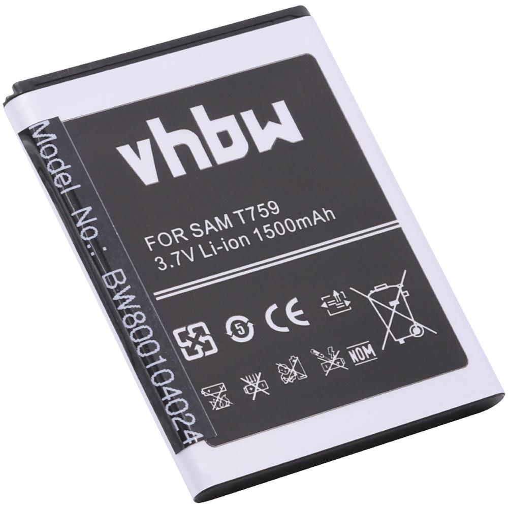 Batteria Li-ion Per Samsung Ancora, Galaxy Wonder, Sostituisce: Eb484659va, Eb484659vabstd, Eb484659vu, Th1b825as / 5-b. 1500mah (3,7v) - Foto 2
