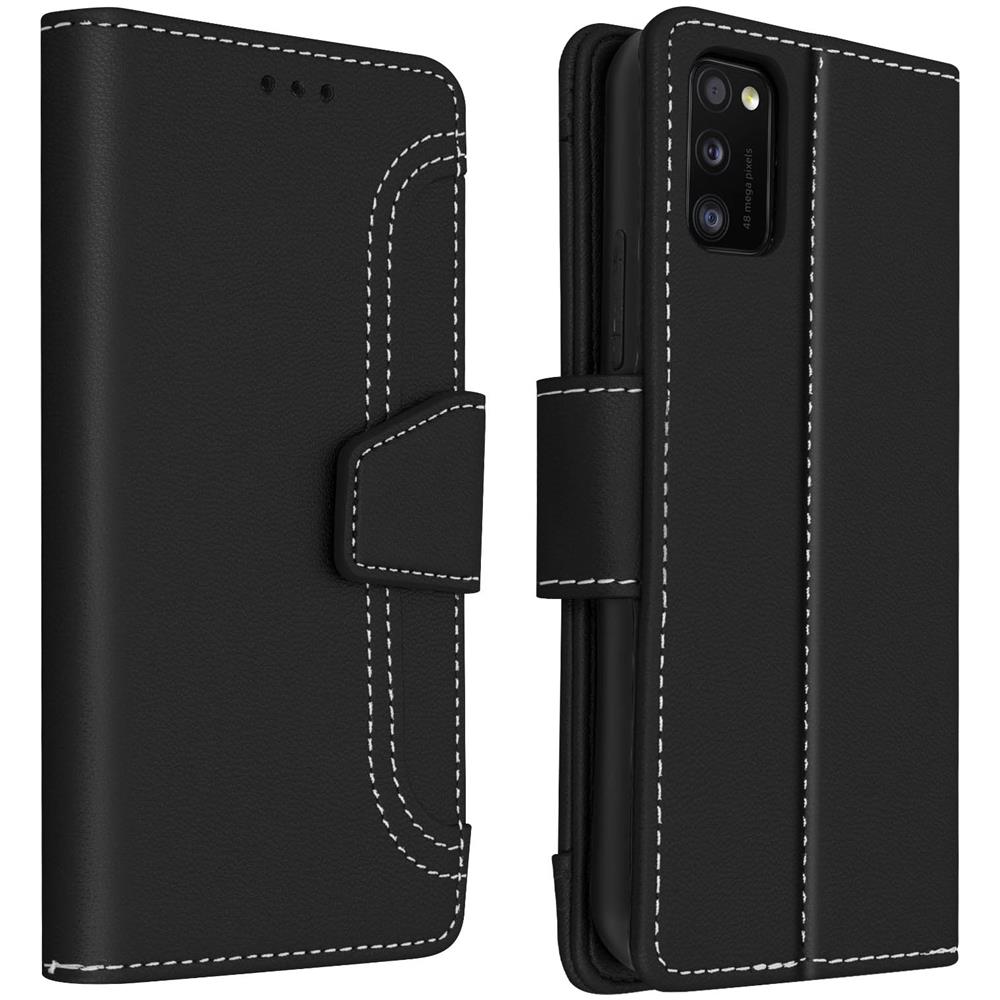 Custodia Samsung Galaxy A41 A Portafoglio Funzione Supporto - Nero - Foto 1