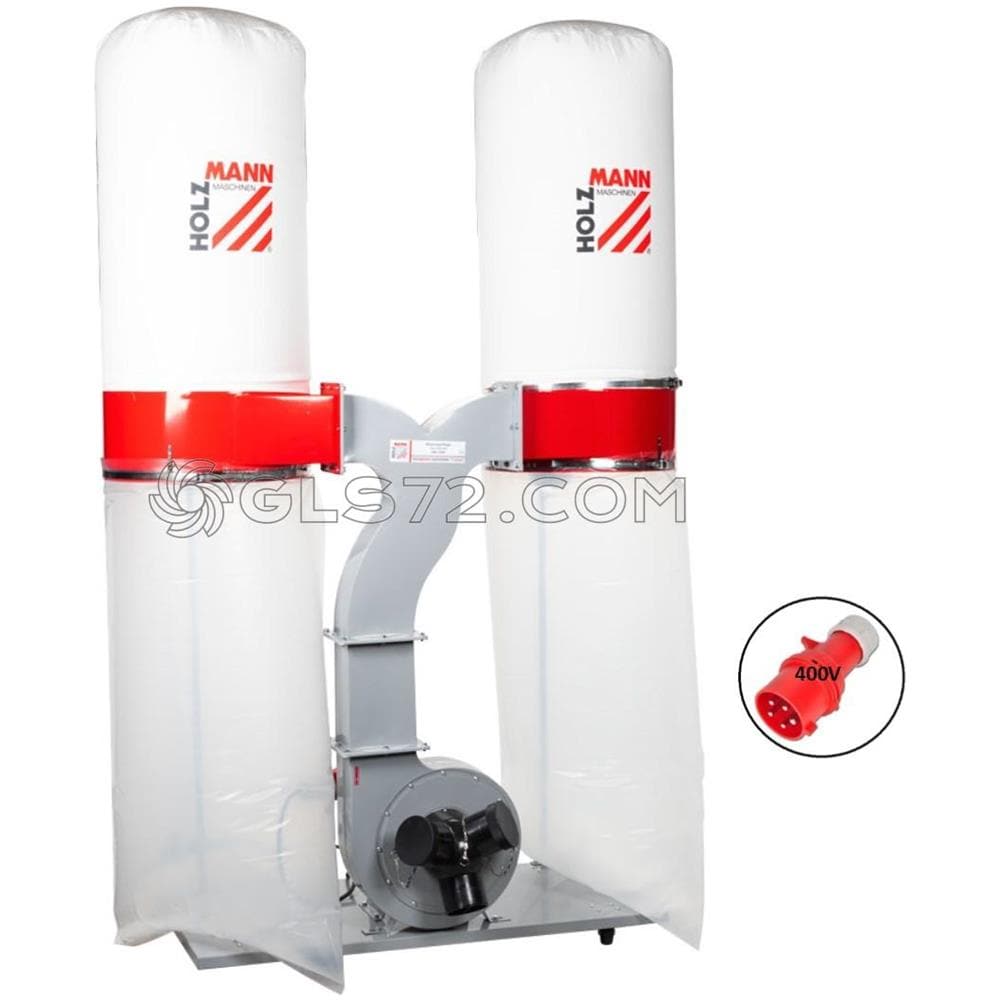 Aspiratore Trucioli Polvere Sacco Aspiratrucioli 3300w Holzmann Abs3880 400v - Foto 7