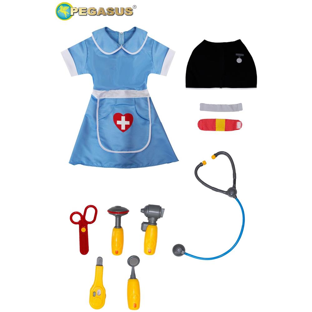 Set Gioco Di Ruolo Piccola Laureata Taglia 3/6 Anni Costume Carnevale Pegasus - Foto 2