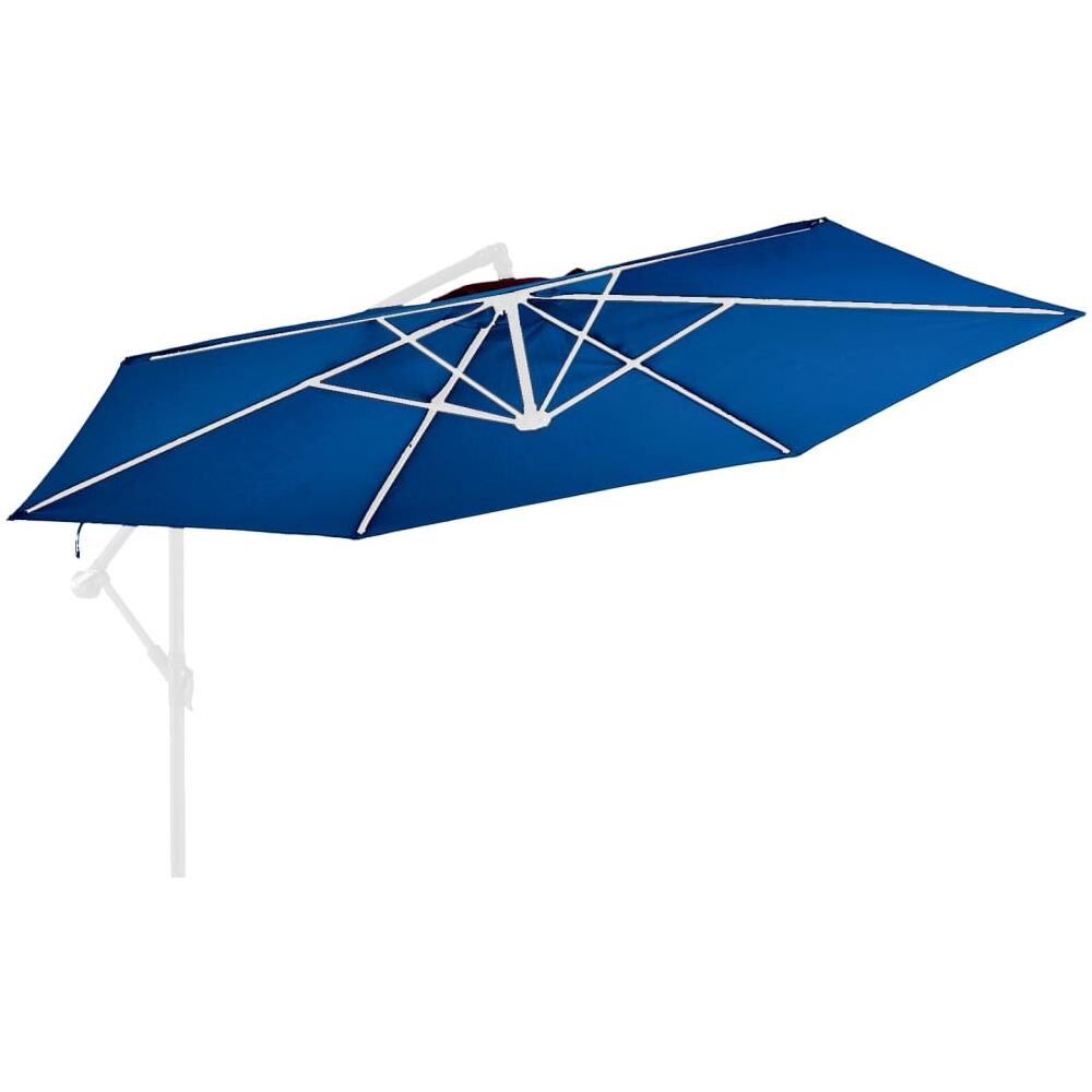 Telo di Ricambio per Ombrellone Bianco Azzurro 350 cm - Foto 3